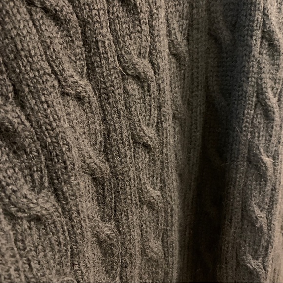 Vintage POLO RALPH LAUREN 100% Wool Sweater Cable Knit V-Neck Men’s Size XL - Picture 4 of 7